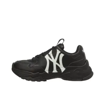 Disney x MLB Big Ball Chunky Cushioned Slip Resistant Lightweight Low Top Chunky Sneakers Unisex Black