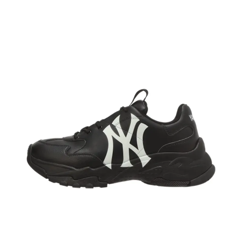 Disney x MLB Big Ball Chunky Cushioned Slip Resistant Lightweight Low Top Chunky Sneakers Unisex Black-0
