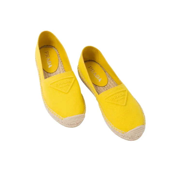 PRADA Casual Single Shoes Women's Yellow-3