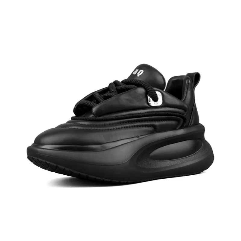 LOHAN·SIR Rebel Model Height Increasing Wear-Resistant Lightweight Slip-Resistant Low-Top Chunky Sneakers Men's-6