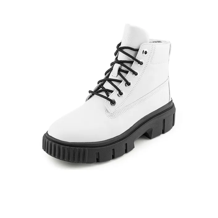 Timberland Greyfield Leather Boots 'White Full Grain' Women's-2