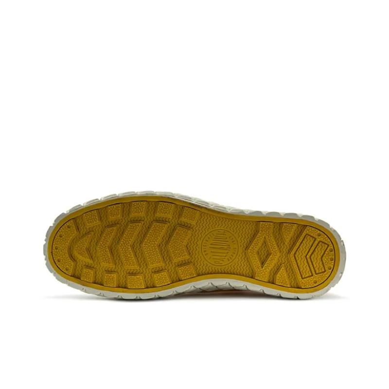 Palladium Palla ACE CVS Wear resistant Non slip And Breathable Low Top Canvas Shoes Unisex Mustard Yellow-4