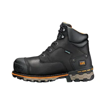 Timberland Boondock 6 Inch Composite Toe Waterproof Work Boot 'Black'