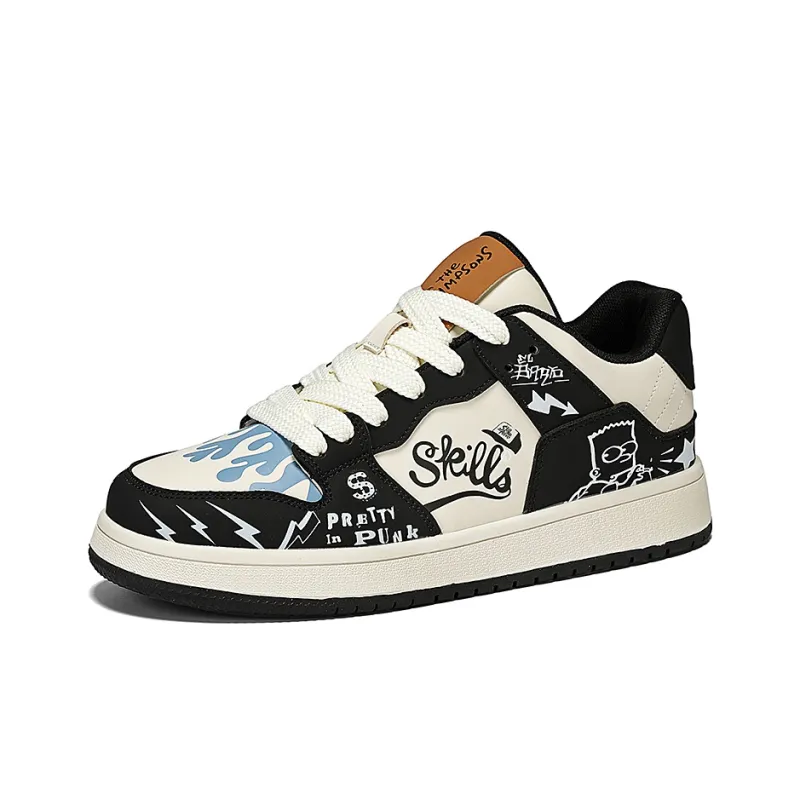 The Simpsons Low Top Skateboard Shoes Unisex-3