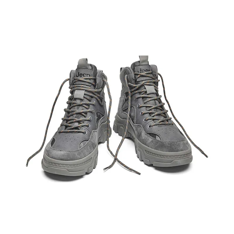 Jeep Casual Outdoor Boots Unisex Gray-4