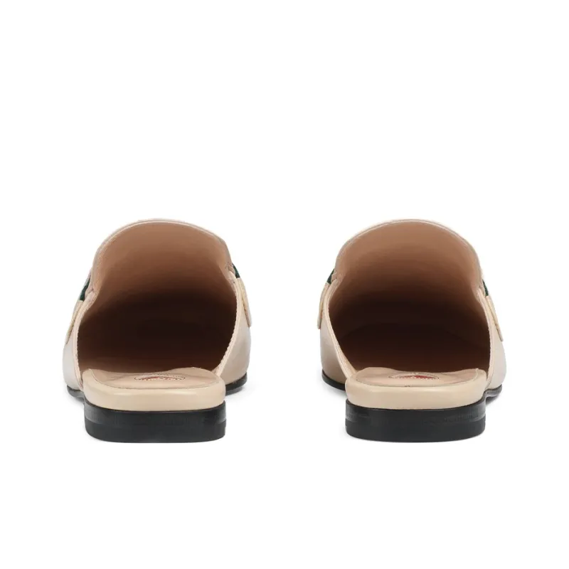 GUCCI Princetown Wrap-toe Slippers Women's Pink-4