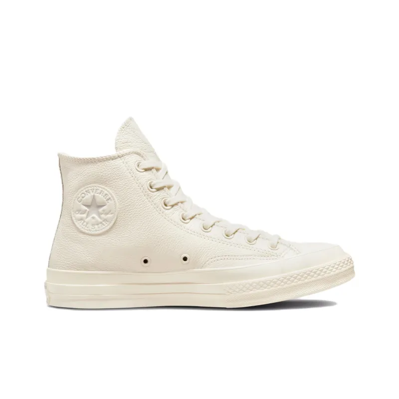 Chuck 70 Converse High 'Tonal Leather Egret'-1