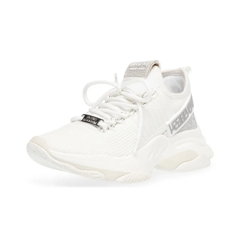 STEVE MADDEN Chunky Sneakers Women's Low-Top White-1