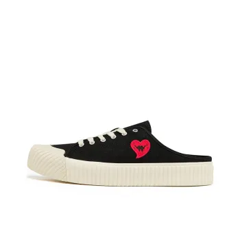 Kappa Coverage Breathable Low Top Canvas Shoes Unisex Black