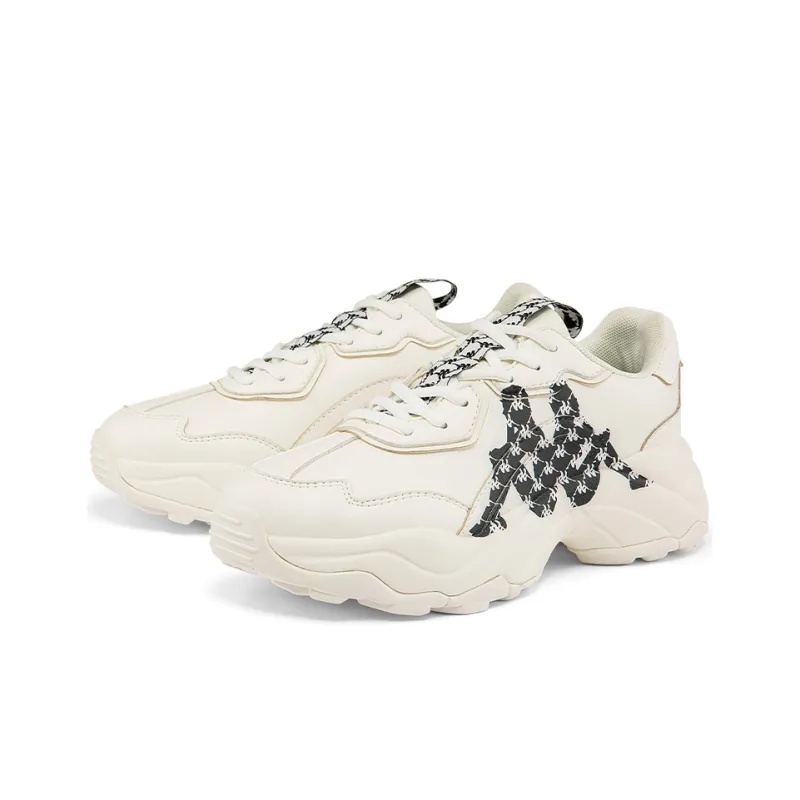 Kappa Anti Slip Wear Resistant Low Top Chunky Sneakers Unisex Korean White-3