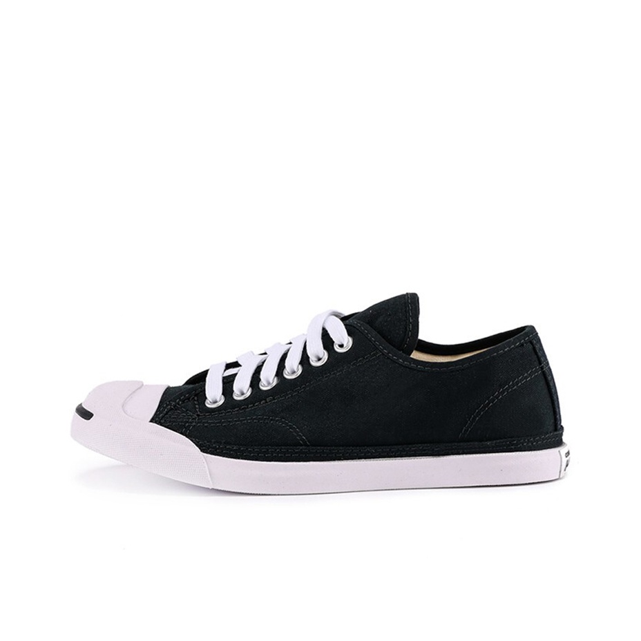 Converse Jack Purcell Canvas Shoes Women s Low Top Black POIZON