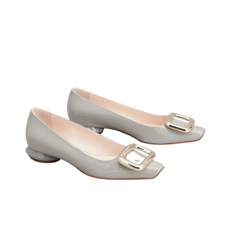 Roger Vivier Casual Single Shoes Women's Gray-1