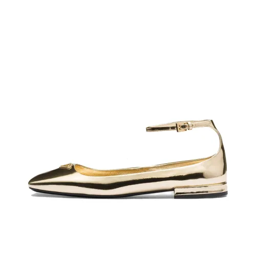 PRADA Women's Casual Shoes Women's Gold