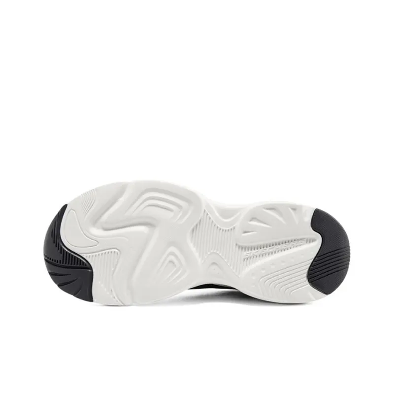 Skechers Stamina Airy Cushioning Anti-Slip And Wear-Resistant Low-Top Chunky Sneakers Men's White Blue-4