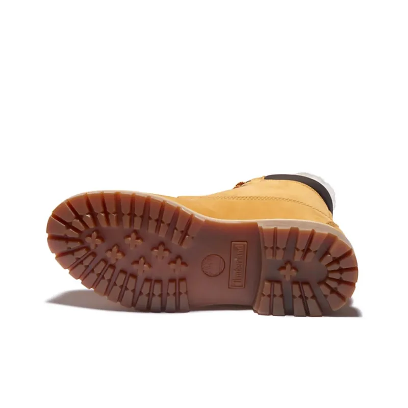 Timberland Women's 6 Inch Premium Boot 'Wheat Shearling'-4