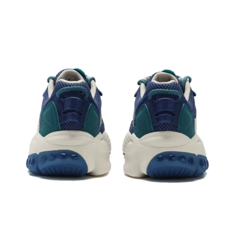 Magic Stick x FILA LADDER MS Anti Slip Wear Resistant Low Top Chunky Sneakers Men's Sea Blue-3