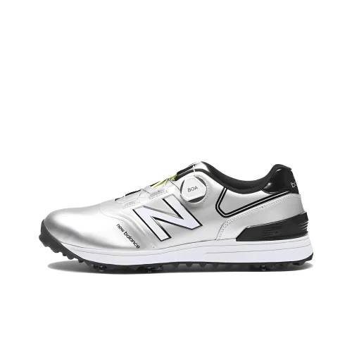 New Balance NB 574 Series Golf Shoes Unisex Low-Top Silver