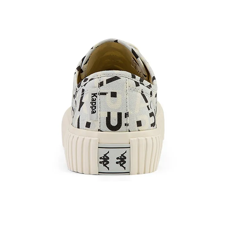 Kappa Abrasion Resistant Coverage Low Top Canvas Shoes Unisex Hypnotic Gray-4