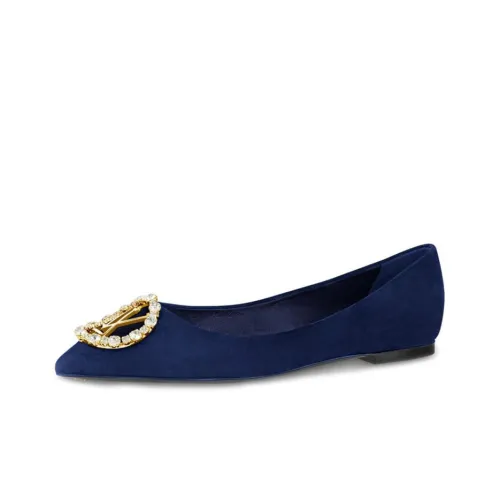 LOUIS VUITTON Madeleine Women's Casual Shoes Women's Blue