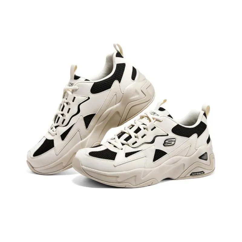 Skechers D'LITES Hyper Burst 'Cream White Black'-2