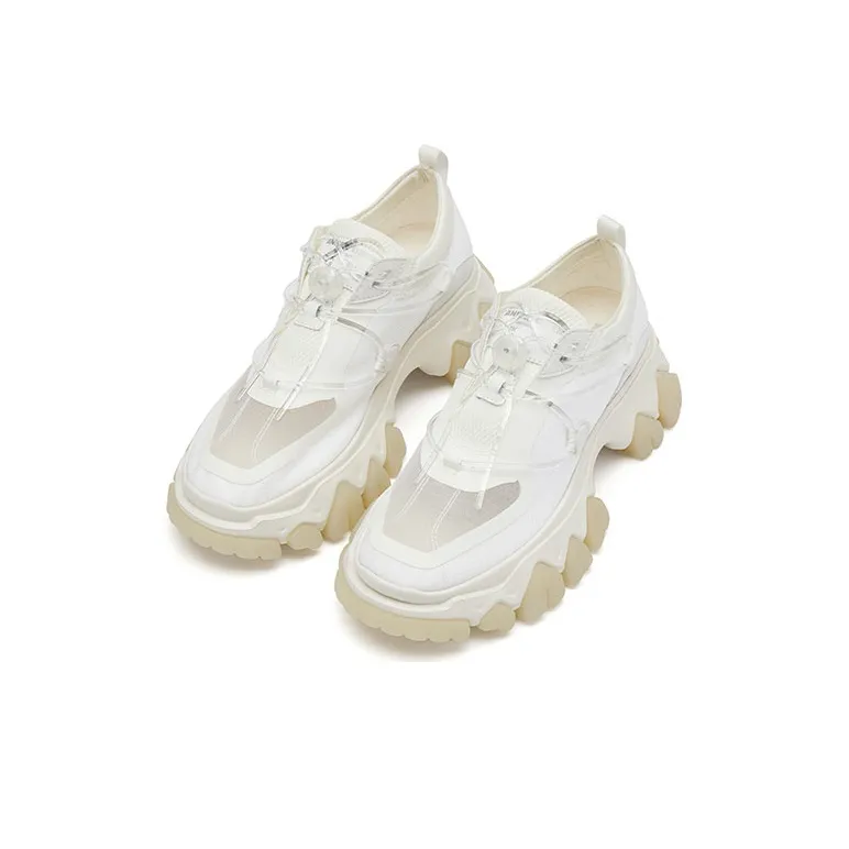 ANGEL CHEN Chunky Sneakers Unisex Low Top White-1