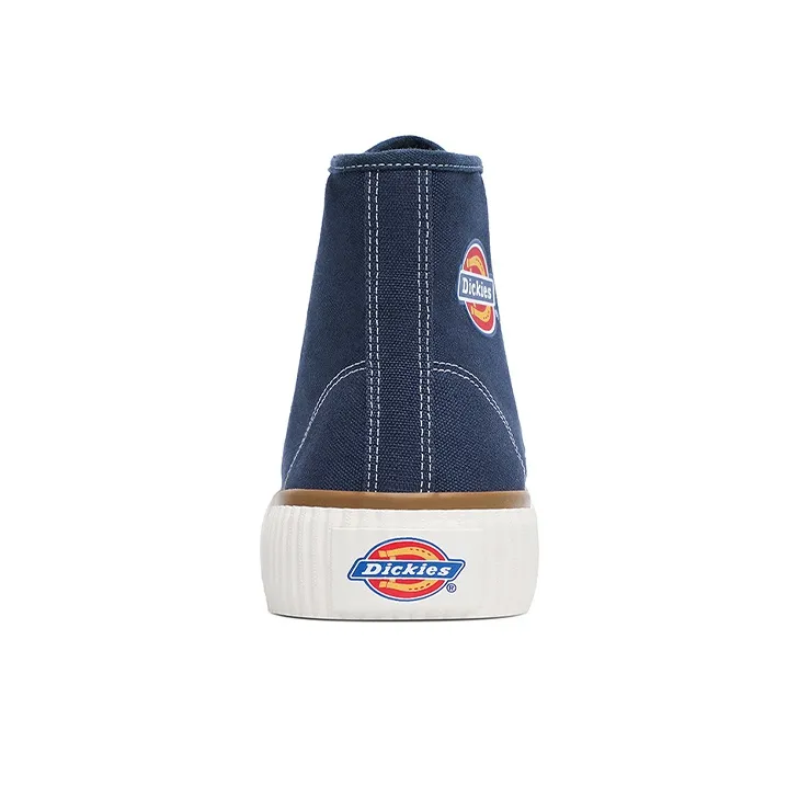 Dickies Canvas Shoes Unisex High Top Blue-3
