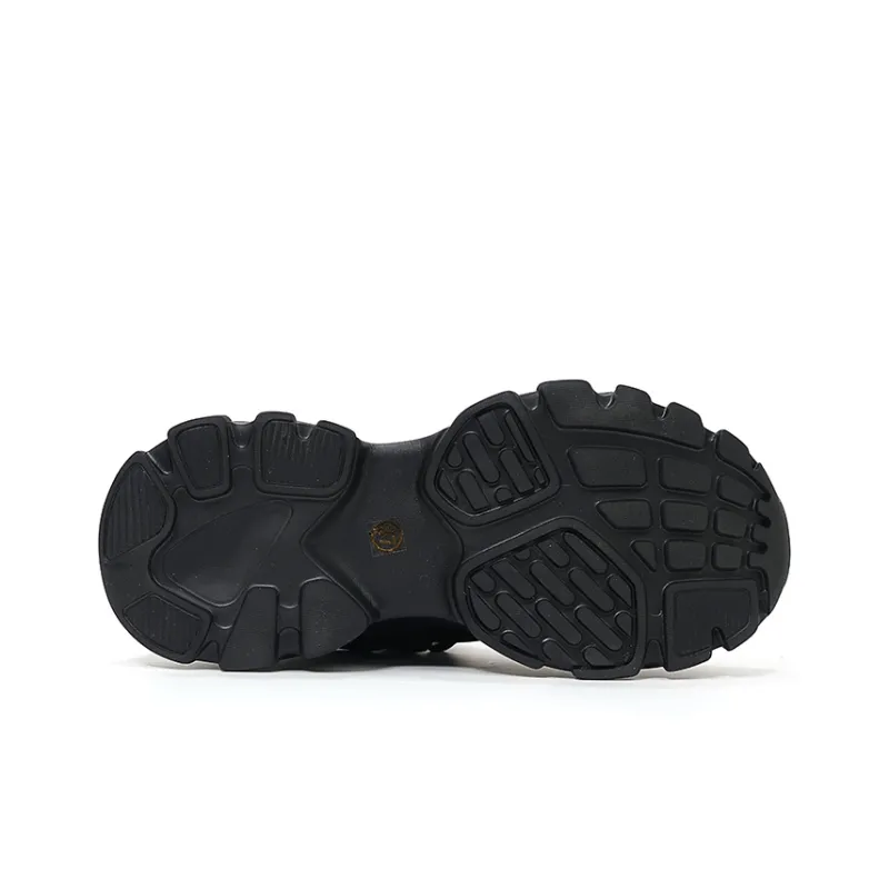 IN&IN Chunky Sneakers Women's Low Top Black/White-14