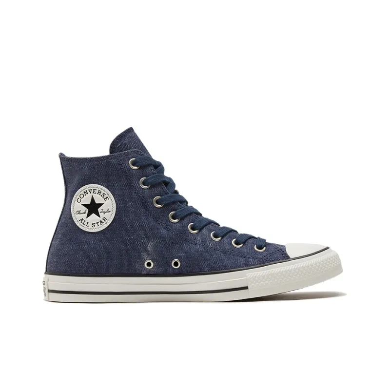 Converse Chuck Taylor All Star High 'Washed Canvas Midnight Navy'-1