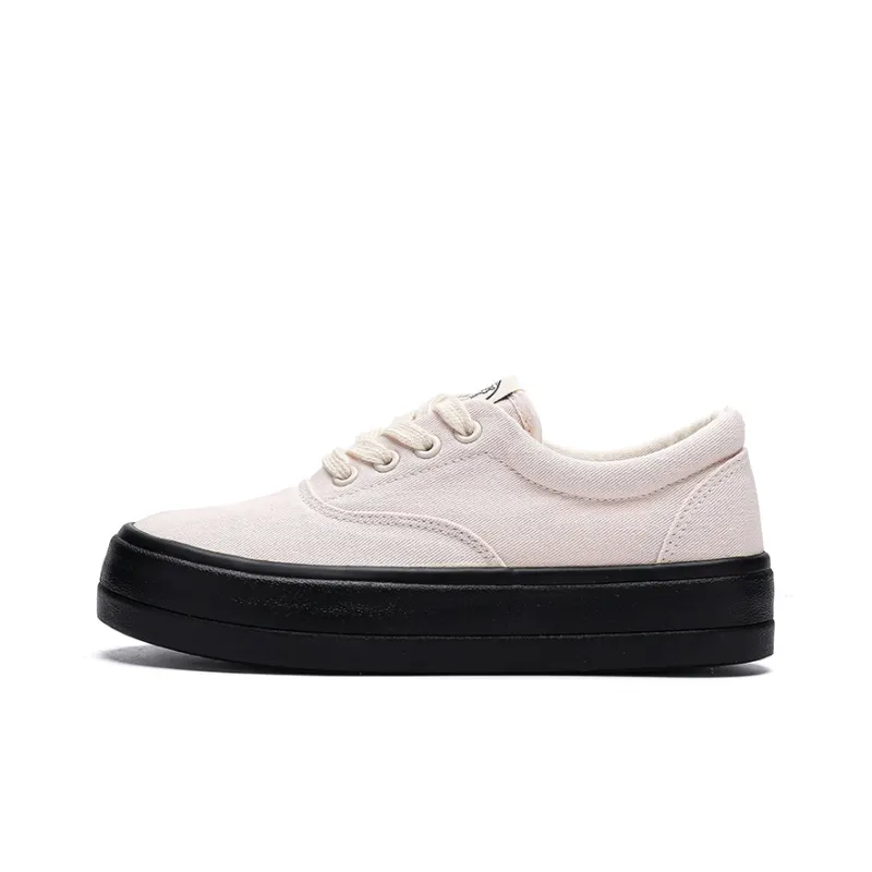 Feiyue Wear-resistant Non-slip And Breathable Low-Top Canvas Shoes Women's Black-0
