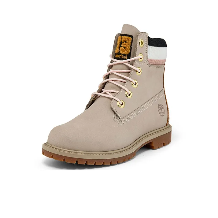 Timberland Premium 6 Inch Heritage Cupsole Boots 'Light Taupe Nubuck' Women's-2