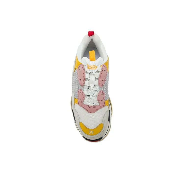 Balenciaga Triple S Sneakers 'White Yellow' Women's-2