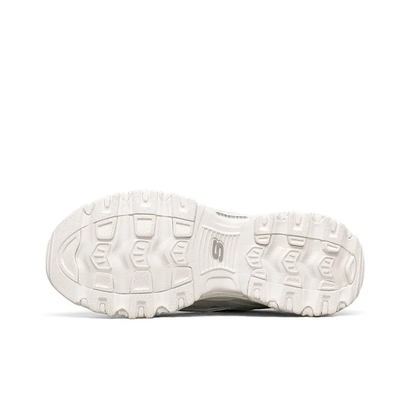 Skechers D Lites 1.0 Running Shoes White Women's-5
