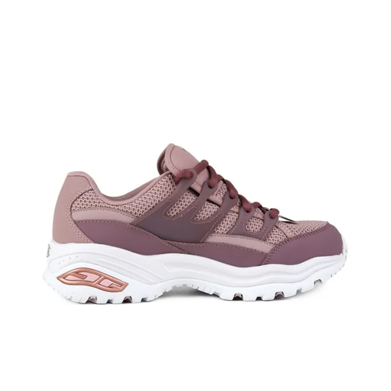 Skechers D'Lites Low Top Daddy Shoes Pink Women's-1