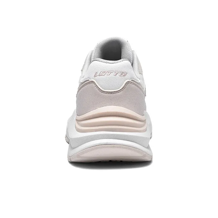 LOTTO Startled Tiger Cushioning Breathable Anti-Slip And Wear-Resistant Low-Top Chunky Sneakers Women's Pink-3