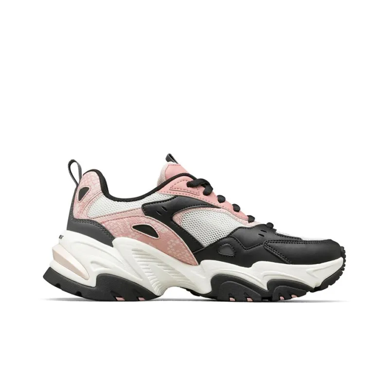 Skechers Stamina V2 Low Top Running Shoes Pink/Black Women's-1