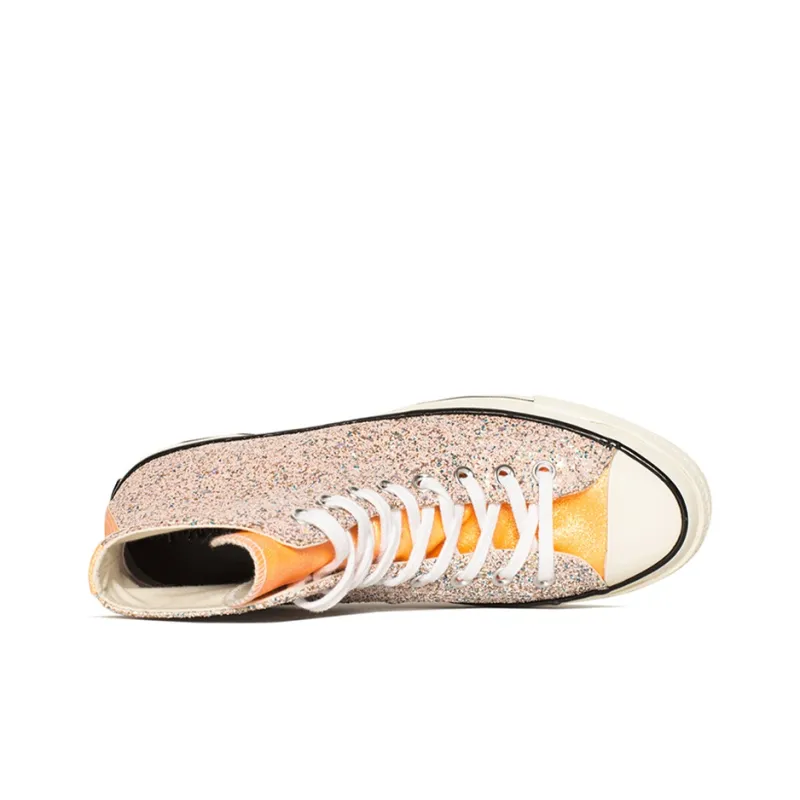 Converse Chuck Taylor All Star 70 Hi Jw Anderson Glitter Pink Orange-2