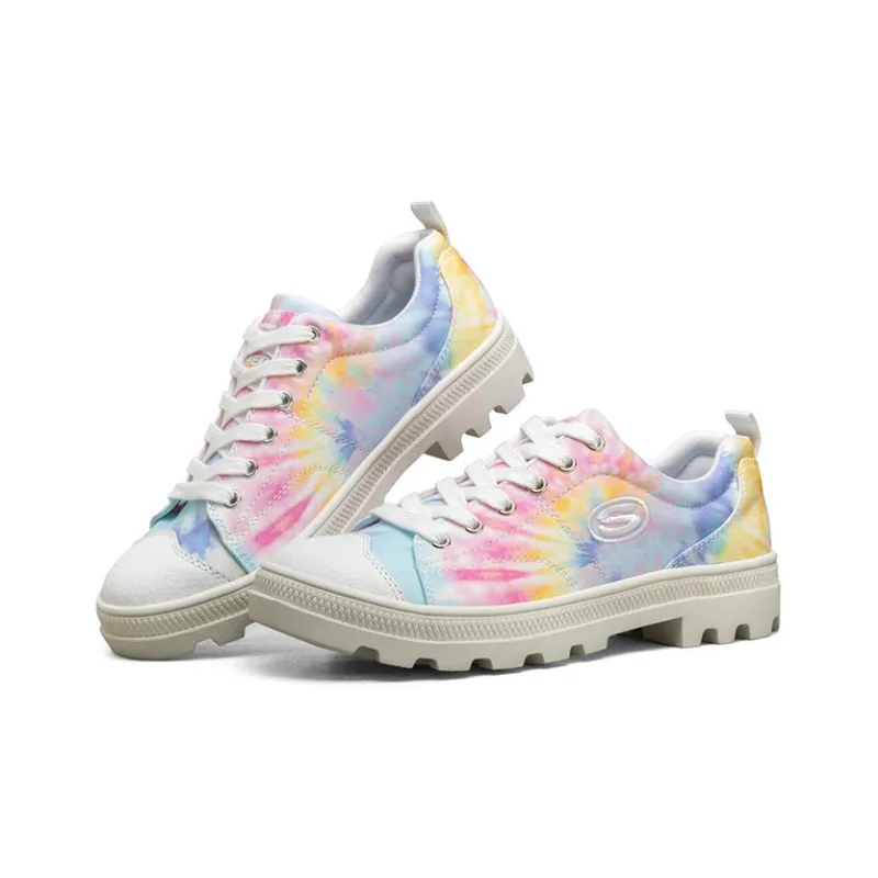 Skechers Roadies Wear-Resistant Slip-Resistant Coverage Low-Top Canvas Shoes Women's-2