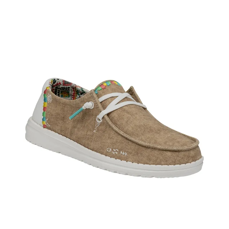 Heydude Women's Casual Shoes Women's Low Top Elegant Yellow-2