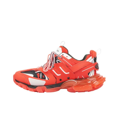 Balenciaga Track Clear Sole Red