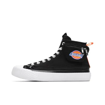 Dickies Slip Resistant, Abrasion Resistant, Lightweight High Top Canvas Shoes Men's Black
