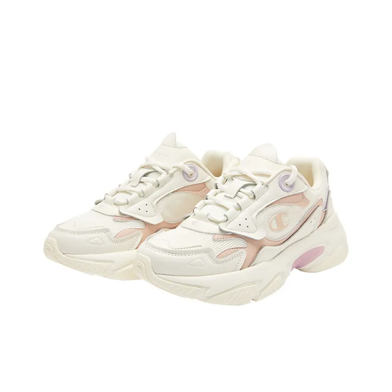 Champion Champ Ferry Low Top Chunky Sneakers Women's Pink Apricots-2