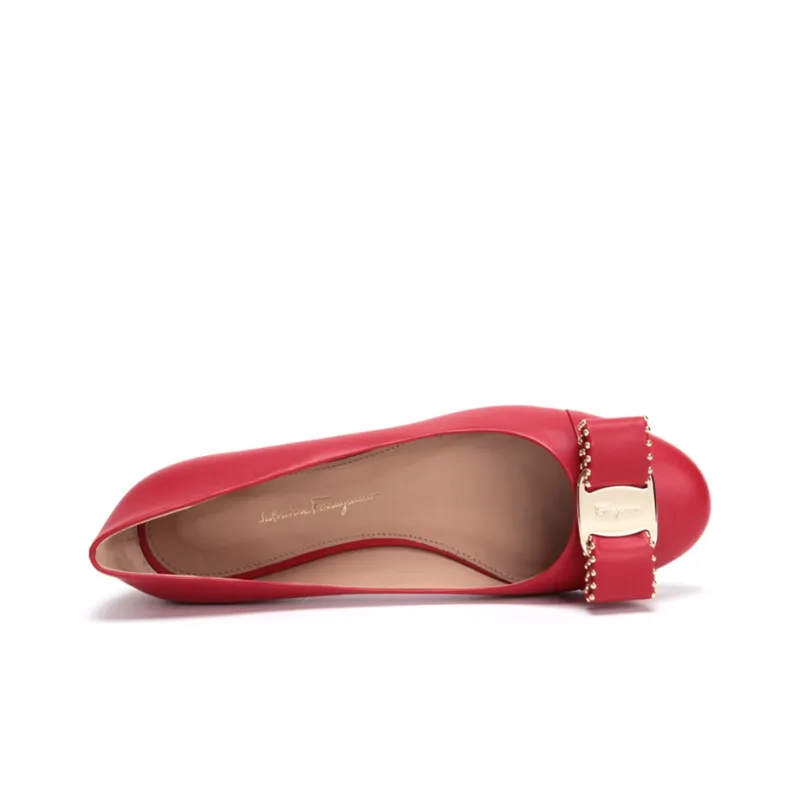 FERRAGAMO Varina Women's Casual Shoes Women's Red-3
