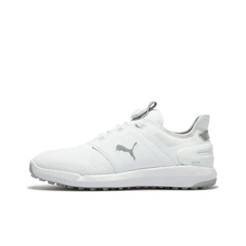 PUMA Ignite Golf Shoes Men Low-Top White/Silver