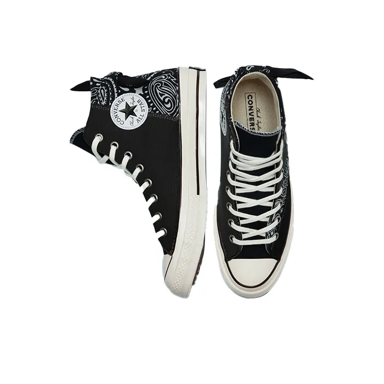 Converse Chuck Taylor All Star 70 Hi Paisley Patchwork Black-3