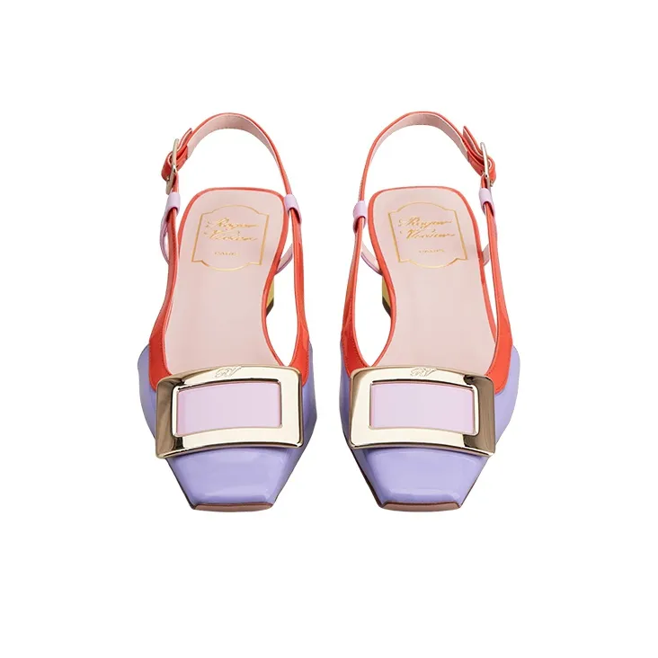 Roger Vivier Casual Single Shoes Women's Purple-2