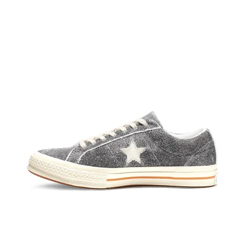 Converse One Star Canvas Shoes Unisex Low-Top Black/Grey