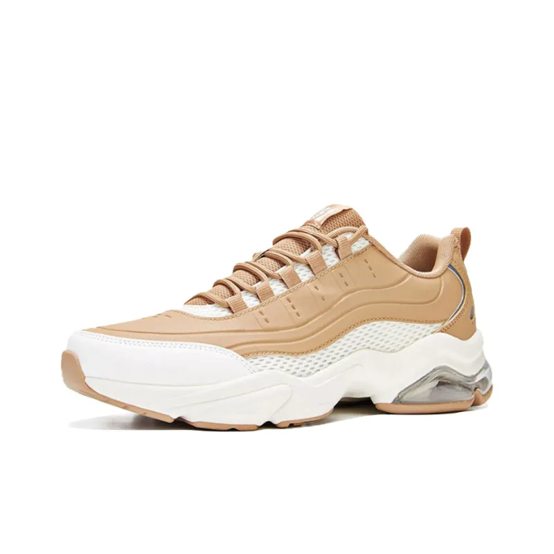 361° Chunky Sneakers Men Low Top White/Brown-1