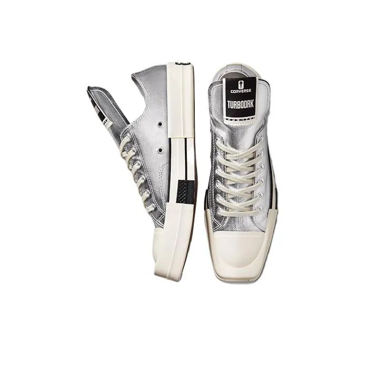 Converse Turbodrk Chuck Taylor All Star 70 Ox Rick Owens Drkshdw Silver White-3