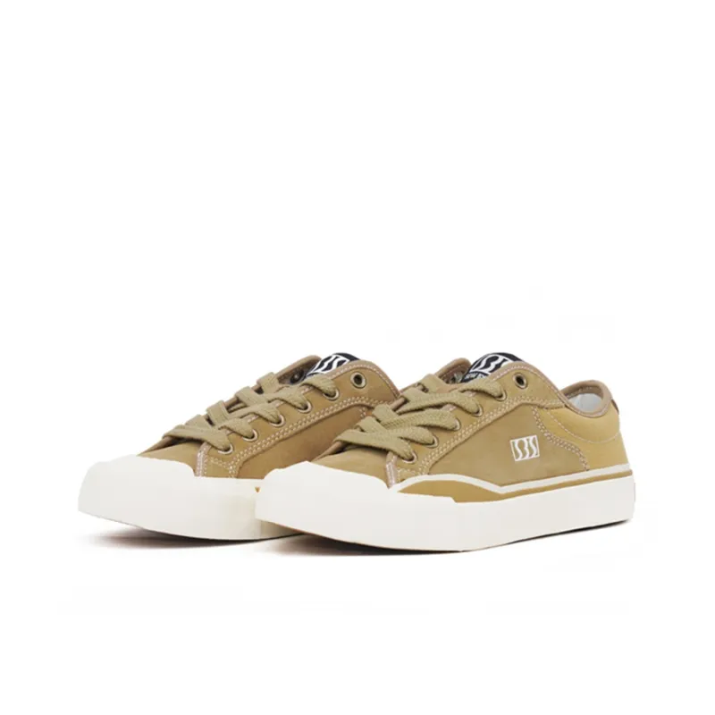 SEW BY SOU LAB Collection Canvas Shoes Unisex Brown Yellow-2