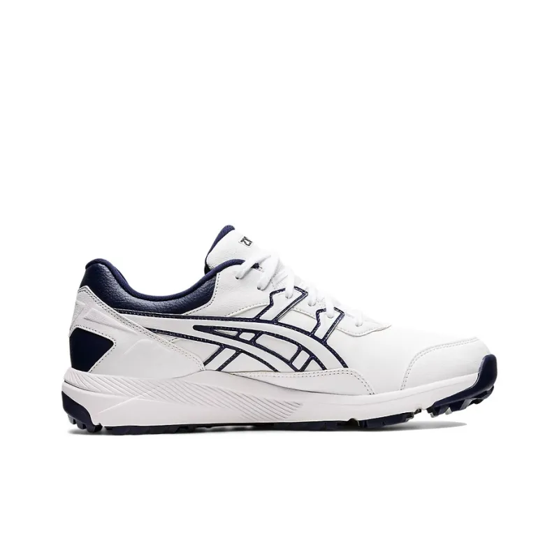 Asics Gel-Preshot Cushioning Anti-Slip And Wear-Resistant Low-Top Golf Shoes Men's White Blue-1